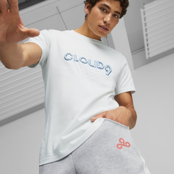 Lys Grå Lyng Puma På Salg Cloud9 Esports E7 Bukser Herre