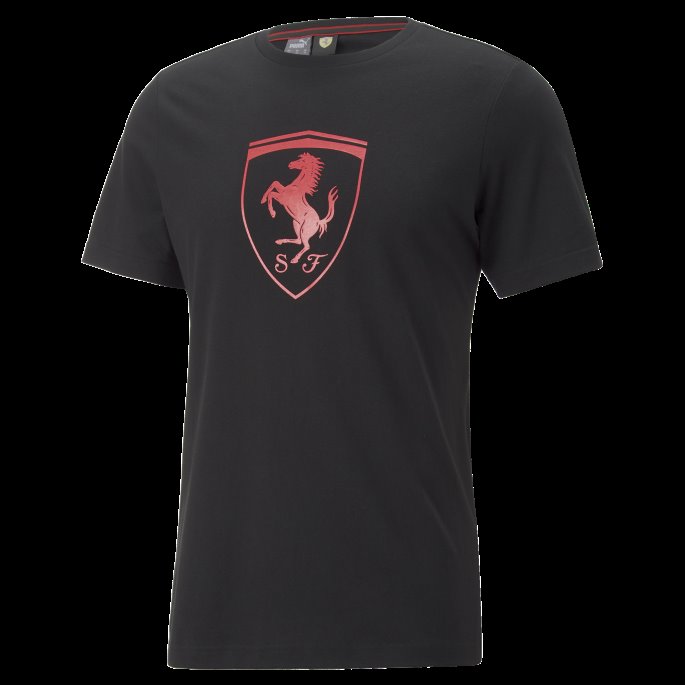Puma På Tilbud Scuderia Ferrari Metal Energy Logo T-skjorte For Menn Svart