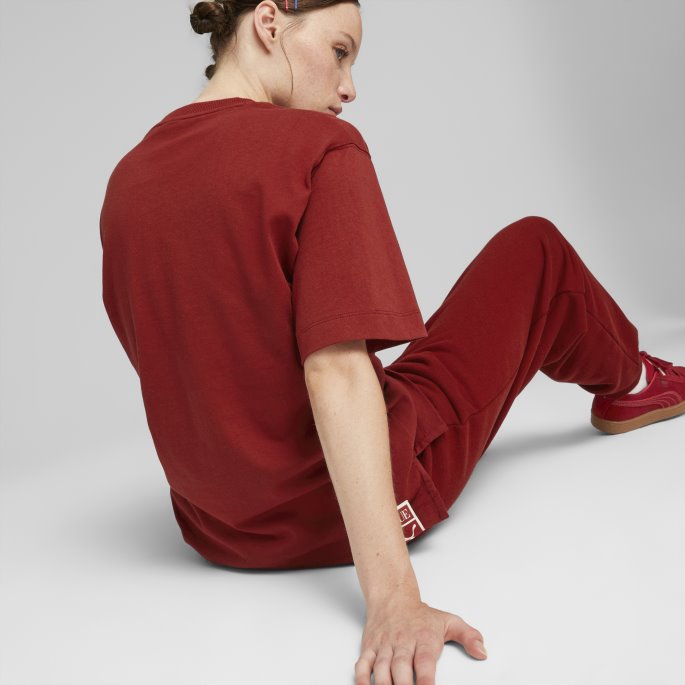 Intens Rød Puma På Tilbud X Vogue Avslappet Tee Kvinner