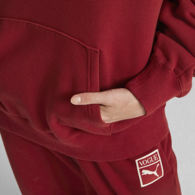 Puma På Tilbud X Vogue Hettegenser For Kvinner Intens Rød