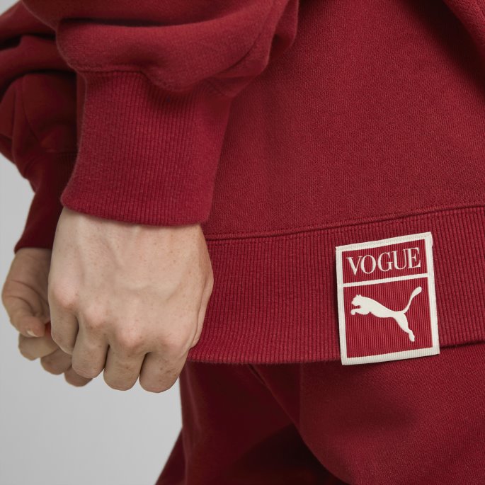 Puma På Tilbud X Vogue Hettegenser For Kvinner Intens Rød