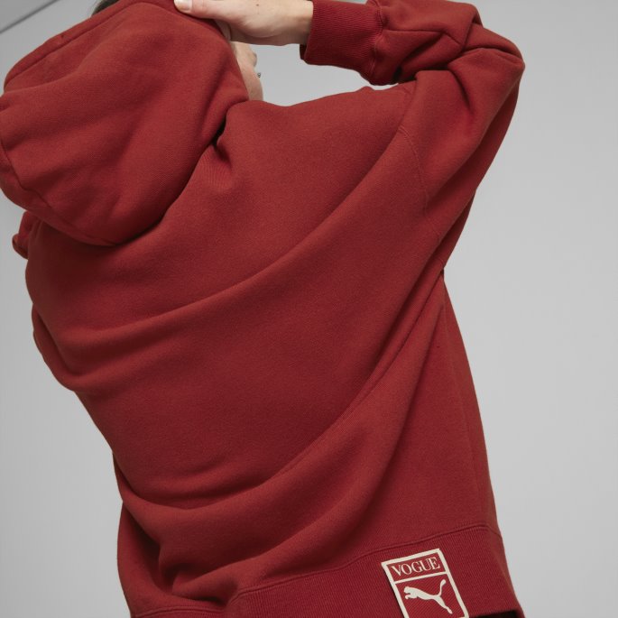 Puma På Tilbud X Vogue Hettegenser For Kvinner Intens Rød