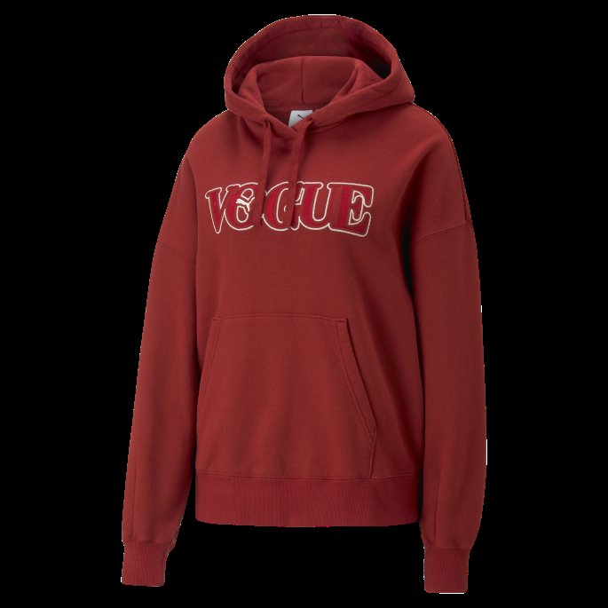 Puma På Tilbud X Vogue Hettegenser For Kvinner Intens Rød