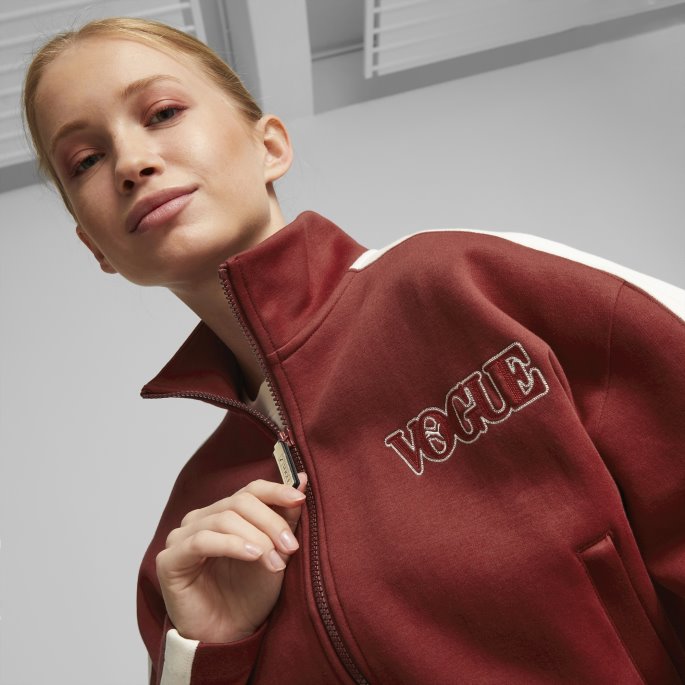 Puma På Tilbud X Vogue T7 Jakke Dame Intens Rød