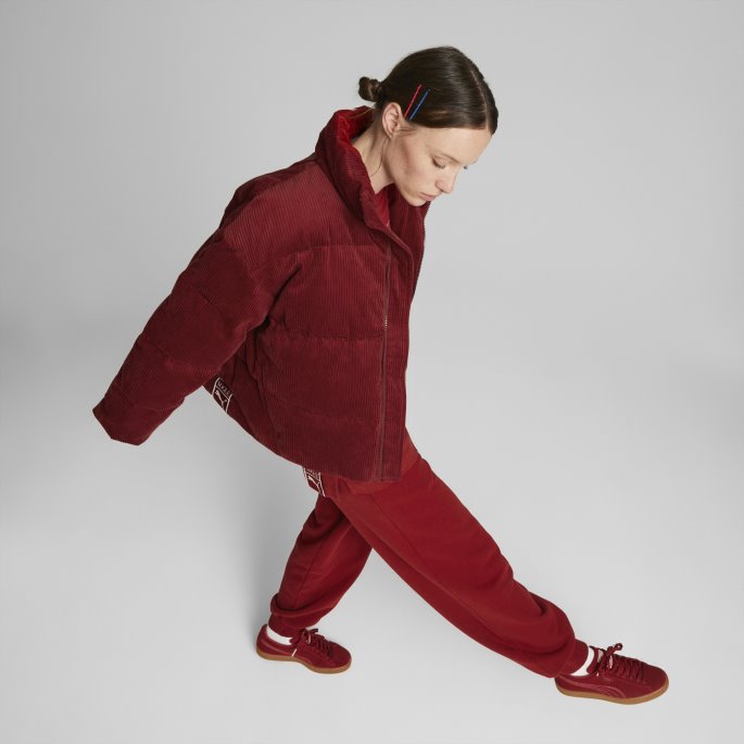 Puma På Tilbud X Vogue Pufferjakke Dame Intens Rød
