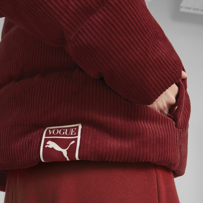 Puma På Tilbud X Vogue Pufferjakke Dame Intens Rød