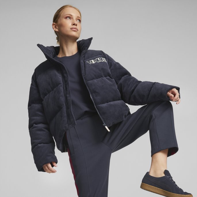 Puma På Tilbud X Vogue Pufferjakke For Kvinner Parisian Night