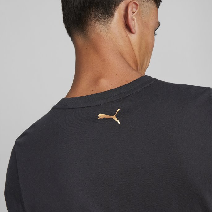Puma På Tilbud Porsche Legacy Metal Energy Logo Tee Menn Svart