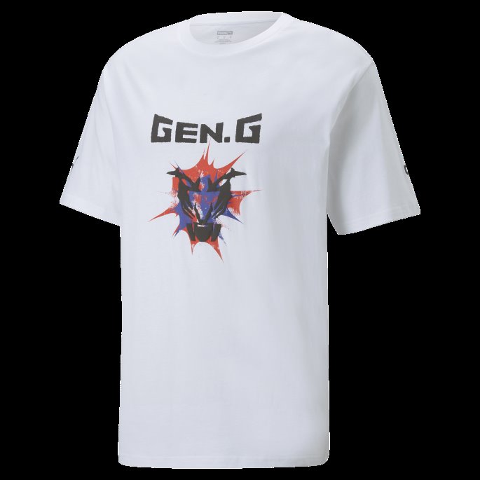 Puma På Salg Gen.g Grafisk Esports T-skjorte Hvit