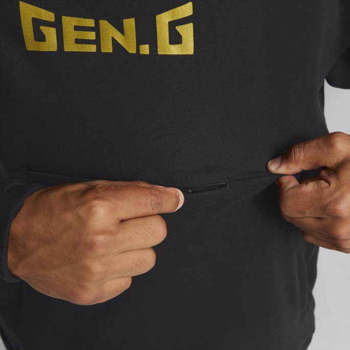Puma På Tilbud Sort Gen.g Stripe Esports Hettegenser