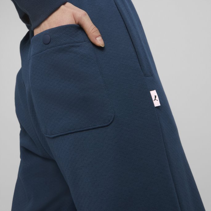 Infuse Wide Leg Bukser Kvinner Marine Blå Puma På Salg
