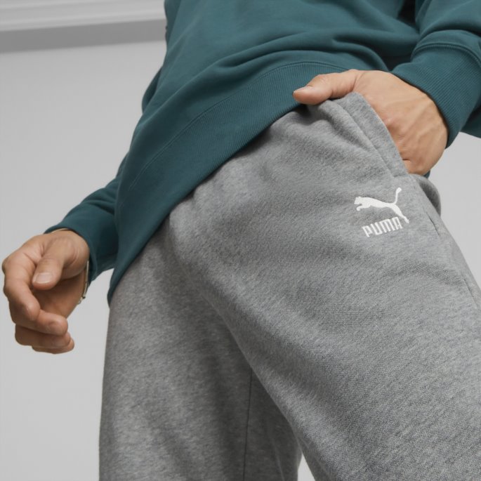 Puma På Tilbud Klassikere Joggebukser For Menn Mellomgrå Lyng