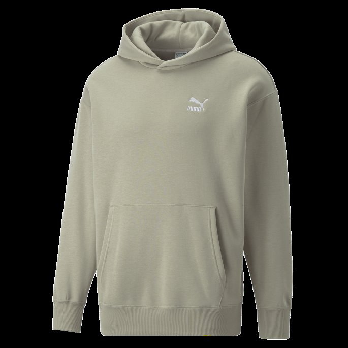 Pebble Grey Classics Avslappet Hettegenser Menn Puma På Tilbud
