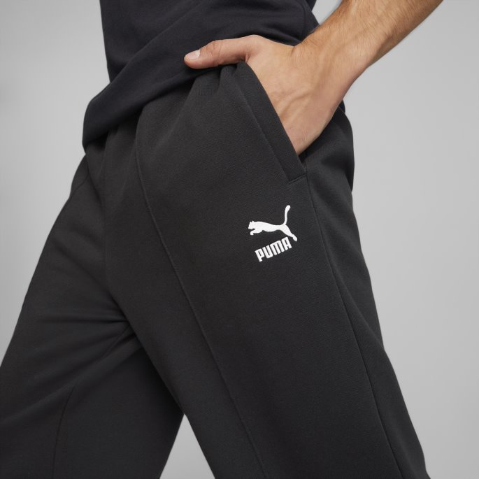 Svart Puma På Tilbud Klassikere Rette Joggebukser Herre
