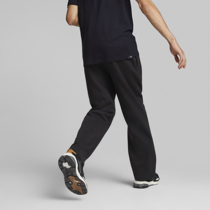 Svart Puma På Tilbud Klassikere Rette Joggebukser Herre