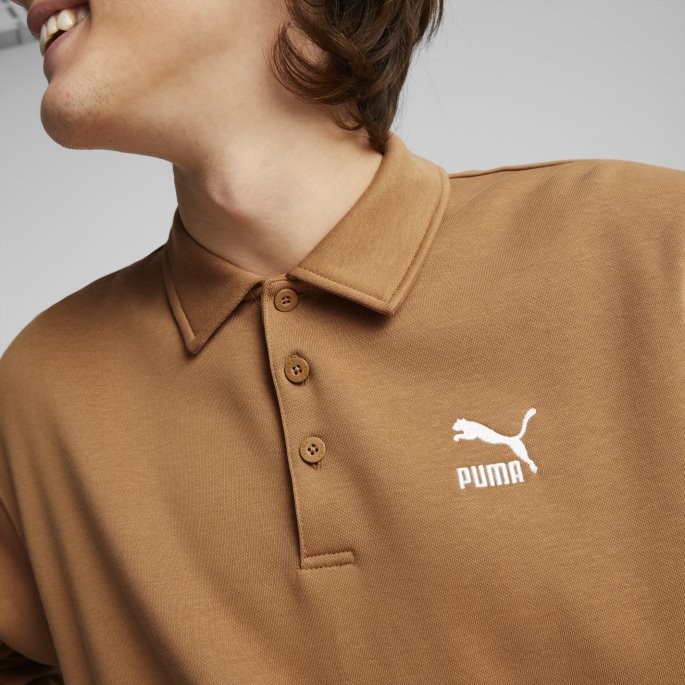 Desert Tan Puma På Tilbud Klassikere Polo Genser Menn
