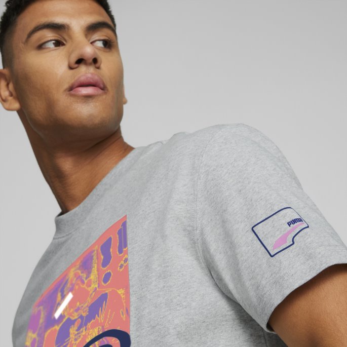 Lys Grå Lyng Uptown Tee Puma På Salg