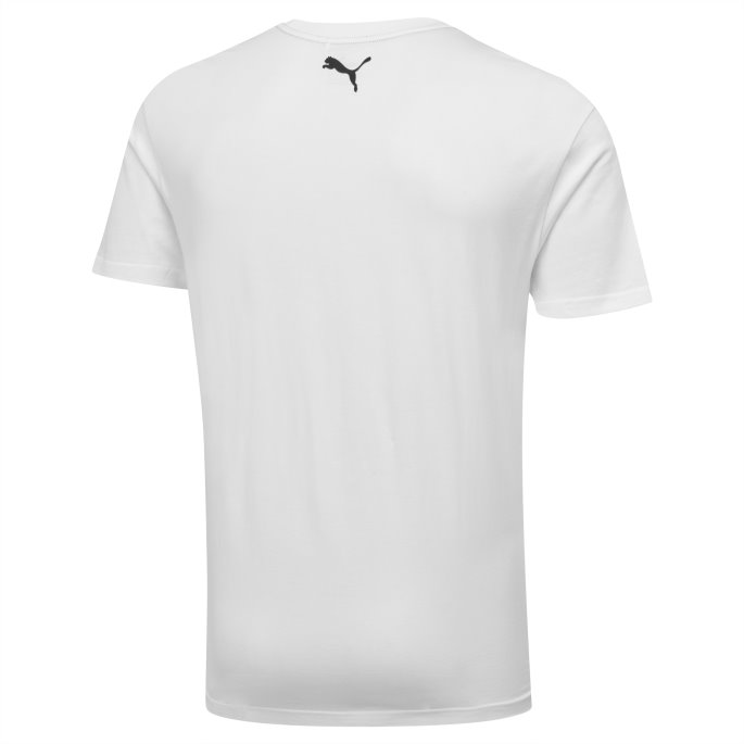 Grunnleggende Basketball Tee Menn Hvit Puma På Salg