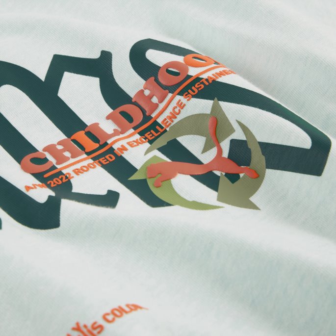 Puma På Tilbud X Barndomsdrømmer Basketball Tee I Menn Nitro Blå