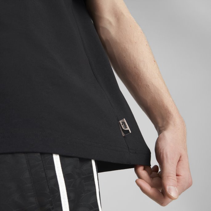 Puma På Salg Svart Spillers Lounge Grafisk Tee Menn