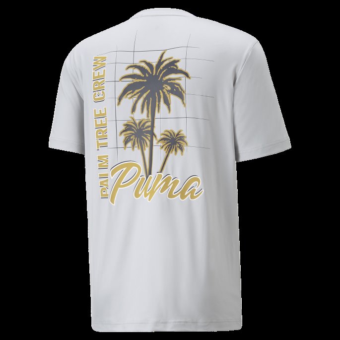 Puma På Tilbud X Palm Tree Crew Palm Golf Tee Menn Knallhvit
