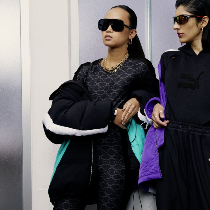Puma På Tilbud Svart-mørk Skygge Aop Luxe Sport T7 Leggings Kvinner