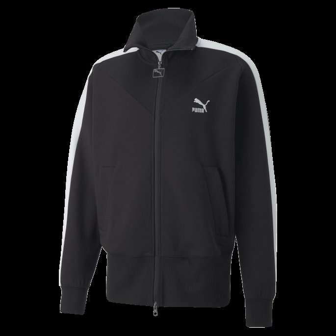 Svart Puma På Tilbud Luxe Sport T7 Treningsjakke Herre
