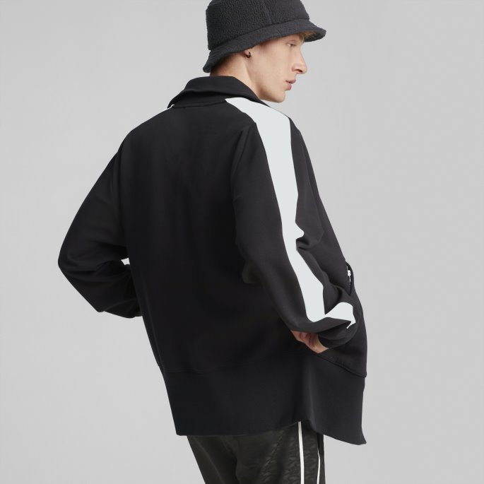 Puma På Tilbud Svart Luxe Sport T7 Treningsjakke Herre