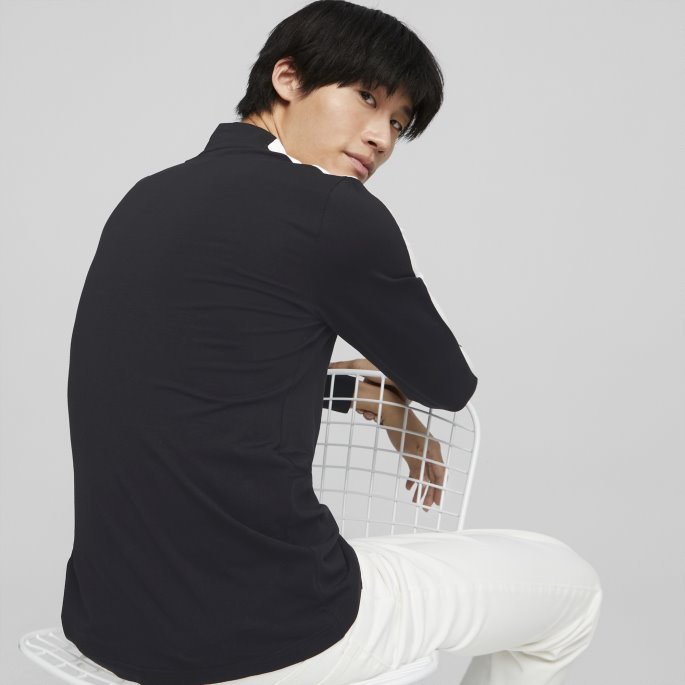 Puma På Salg T7 Mock Neck Tee Menn Svart