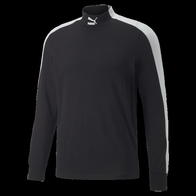 Puma På Salg T7 Mock Neck Tee Menn Svart