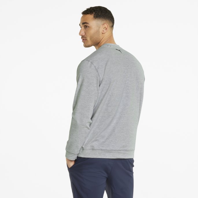High Rise Heather Puma På Tilbud Skyspunnet Kjærlighet Crew Neck Golf Sweatshirt Herre