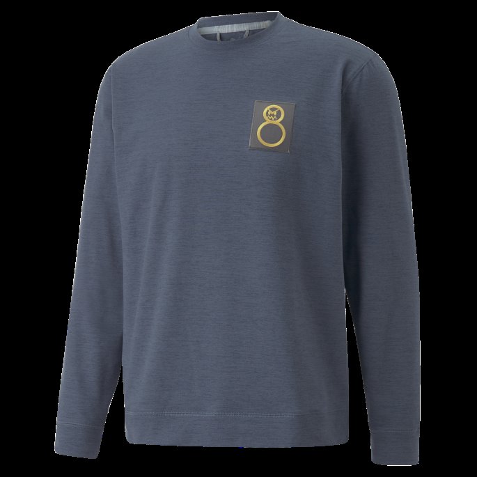 Kveldshimmel Lyng Puma På Salg Skyspunnet H8 Crew Neck Golf Sweatshirt Herre