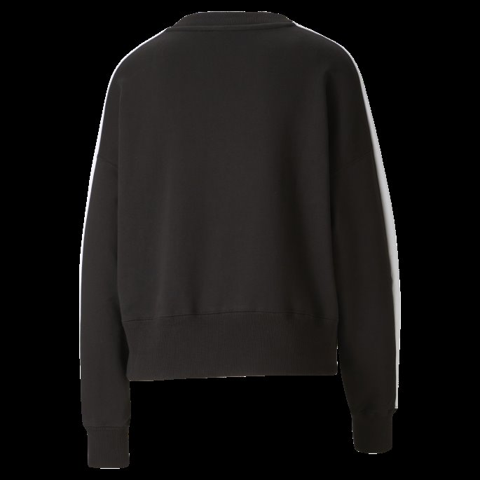 Svart Puma På Salg T7 Crew Neck Kvinner