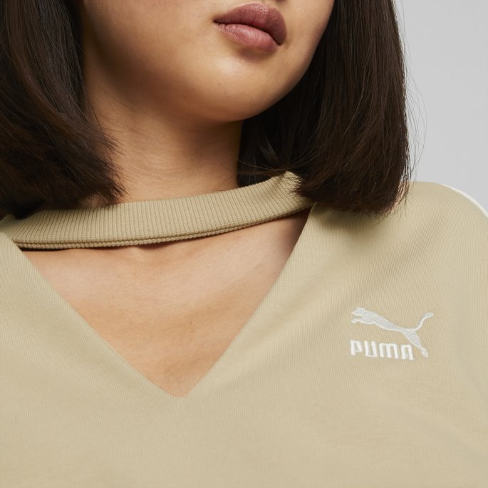 Lett Sand T7 Crew Neck Kvinner Puma På Salg