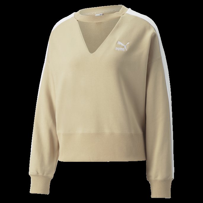 Lett Sand T7 Crew Neck Kvinner Puma På Salg