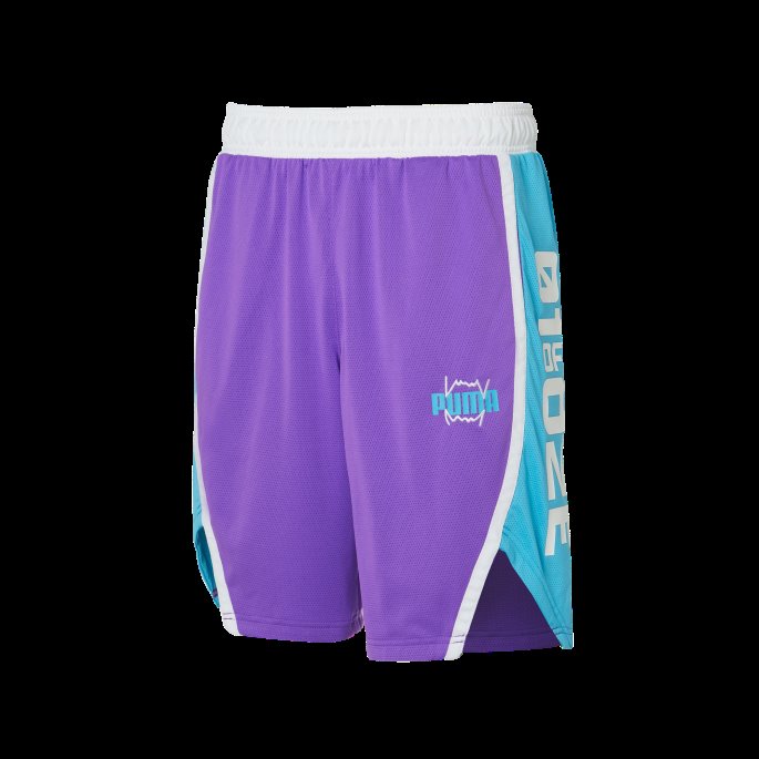 One Of One Curl Shorts Lilla Glimmer Puma På Salg
