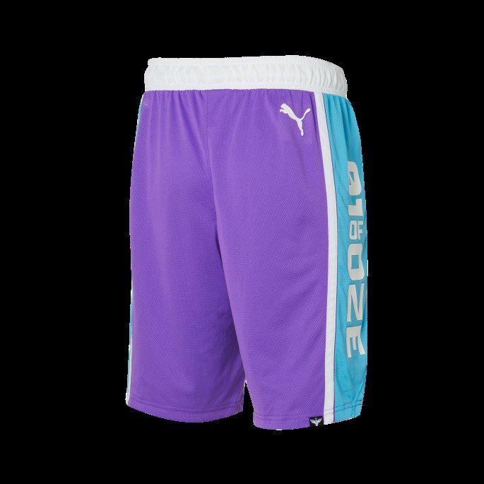 One Of One Curl Shorts Lilla Glimmer Puma På Salg