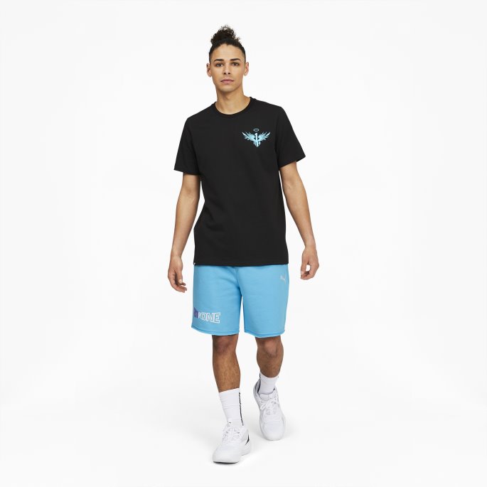 En Av En Post-up Shorts Puma På Salg Blå Atoll