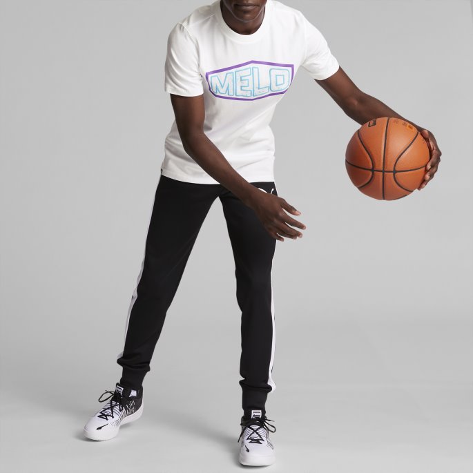 Puma På Tilbud Melo Beam Up Grafisk T-skjorte Hvit
