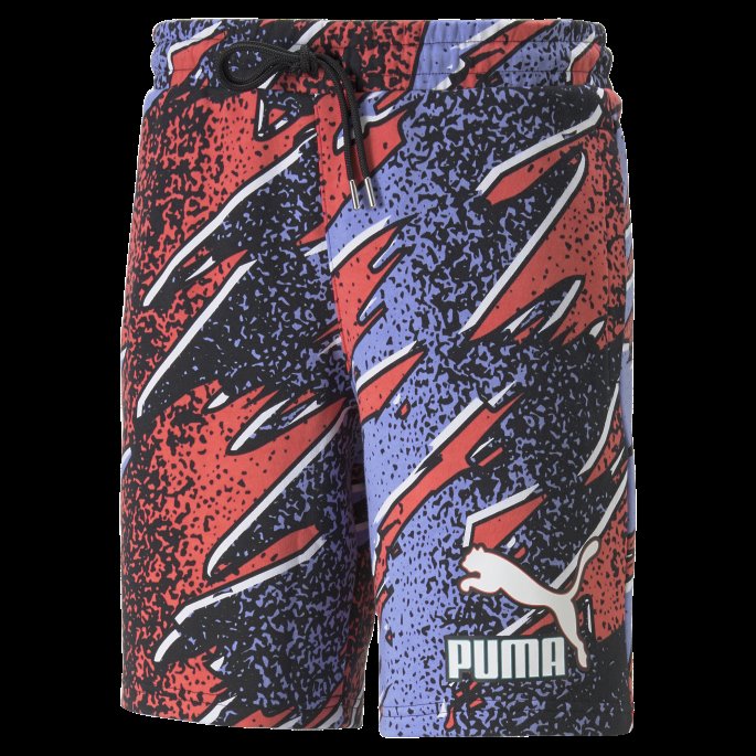 Lavendar Pop-aop Puma På Tilbud Fandom-trykte Herreshorts