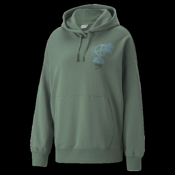 Dyp Skog Puma På Salg I Sentrum Oversized Hettegenser For Kvinner