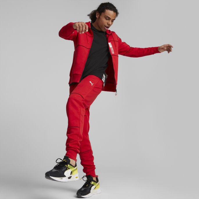 Puma På Tilbud Scuderia Ferrari Race Slim Fit Hettejakke Herre Rosso Corsa