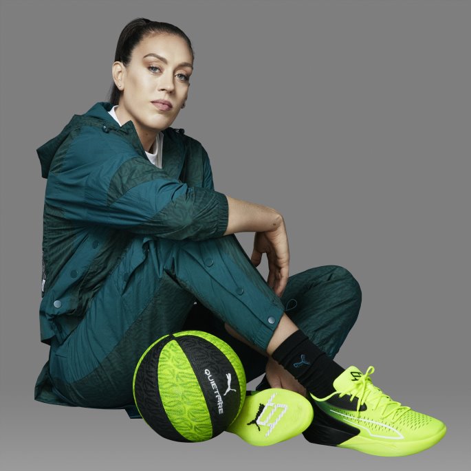 Varsity Green Storm Watch Packable Basketball Bukser Kvinner Puma På Salg