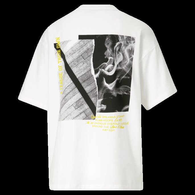 Hvit Puma På Salg Stewie Basketball Tee Kvinner