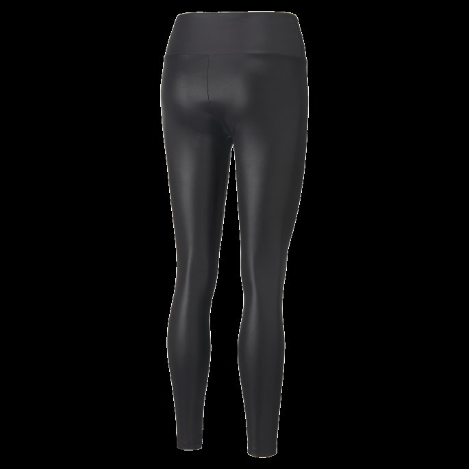 Retro Skinnende Leggings Kvinner Svart Puma På Salg