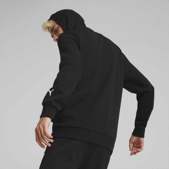 Puma På Salg Mercedes-amg Petronas Motorsport F1 Essentials Fleece Hettegenser Svart