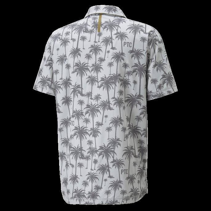 Puma På Tilbud X Palm Tree Crew Palm Golf Polo Skjorte Herre Høy Stige-stille Skygge