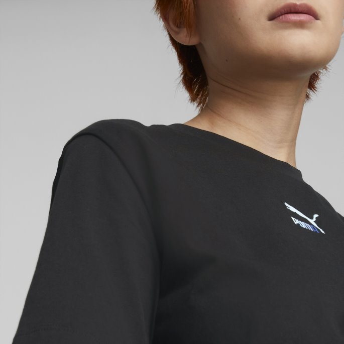 Puma På Tilbud Svart Klassiker Soft Ink Damet-skjorte