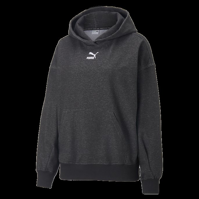 Puma På Tilbud Klassikere Soft Ink Hettegenser Dame Svart