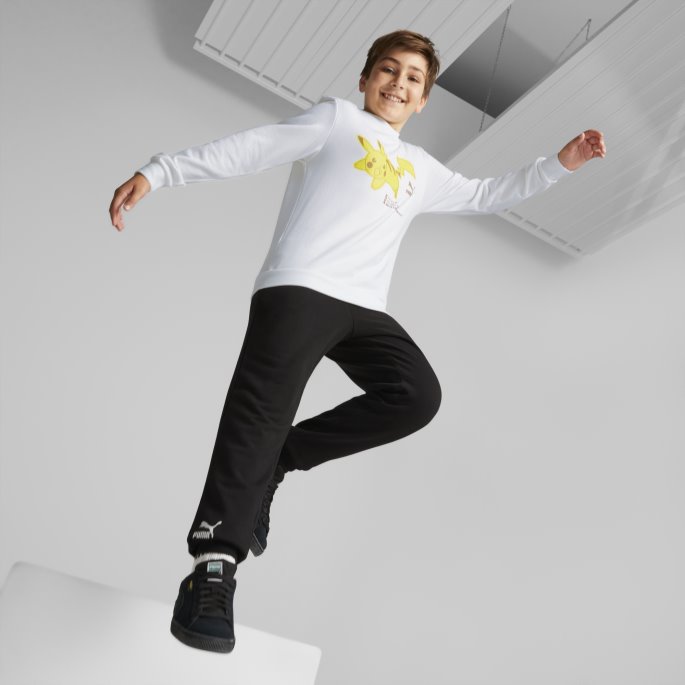 Puma På Tilbud X Pokmon Crewneck Sweatshirt Ungdom Hvit